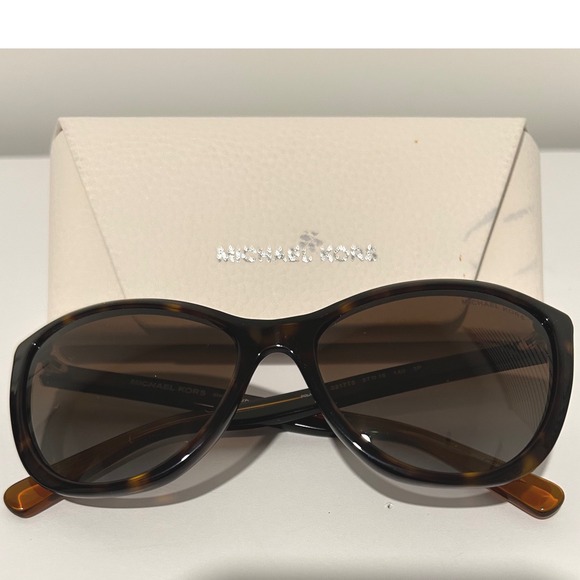 Michael Kors MK2040 Divya Polarized Cat Eye Sunglasses Tortoise NWOT main image 6